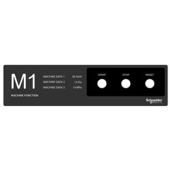 Harmony XB5 Tabliczka z legendą 400 X 100 Szablon 1 ZBYLEG401001