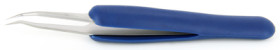 ESD tweezers, uninsulated, antimagnetic, stainless steel, 115 mm, 5C.SA.DR.0