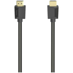 Hama 00205007 HDMI cable HDMI-A plug to plug 5m Black 4K UHD Audio Visual