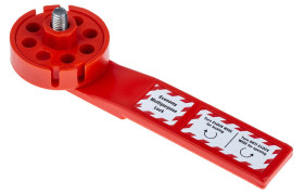 Blokada Ekonomiczna wielofunkcyjna blokada przewodu RS PRO Czerwony zamki: 6