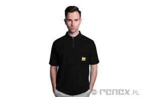 KOSZULKA POLO ESD PIKA CZARNY ROZMIAR M