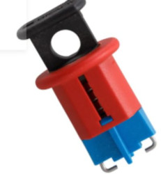 Blokada Miniaturowa blokada wyłącznika RS PRO Czarny, Niebieski, Czerwony zamki: 1