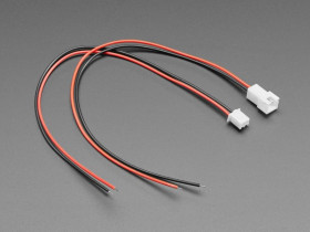Adafruit 2.5mm Pitch 2-pin Cable Matching Pair - JST XH compatible