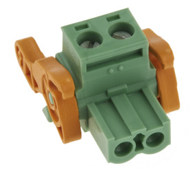 Klucz polaryzacyjny 2 -pinowe raster 5.08mm Montaż na kablu Męski Phoenix Contact