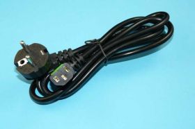 KABEL C13->WT.SIEC. 1,50mb KĄT.CZARNY