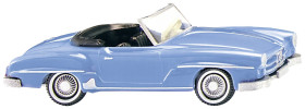 Wiking 0250 02 H0 Model samochodu Mercedes Benz 190 SL kabriolet, jasnoniebieski