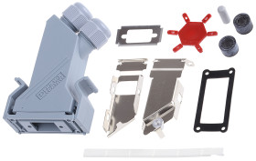 Złącze D-Sub 9-pinowe 45°