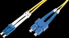 DK-2932-01 Fiber Optic Singlemode Patch Cord, LC / SC