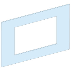 Płytka przednia Płyta przednia LVS03716 Stal PrismaSeT PrismaSeT P Cubicle