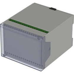 Obudowa na szynę DIN Y 109mm X 100mm Z 75mm ABS szary IP20 CN100AK