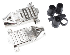 Osłona tylna D-Sub 9 -pinowe Plastik platerowany metalem Proste TE Connectivity E