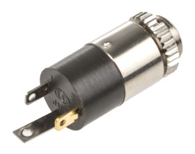 Złącze Jack Żeński Stereo Montaż na panelu 34 V AC/DC 500mA