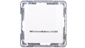 Impresja Łącznik Pojedynczy Z Podświetleniem Ecru Łp-1Ys/M/27