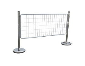 Słupek Zestaw słupa i panelu Chromowany