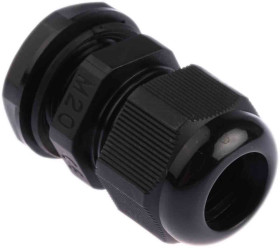 Dławnica kablowa gwint M20 Nylon 66 min. średnica kabla 10mm max. średnica kabla 14mm +100°C IP68