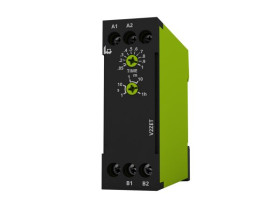 Timer Relay Szyna DIN 12 → 240V ac/dc SPST 2-stykowy 60min Veo 1 funkcyjny