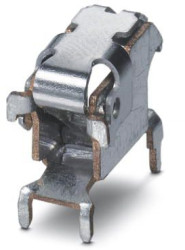 PCB terminal, 1 pole, 2.5-6.0 mm², 41 A, spring-clamp connection, gray, 1704834