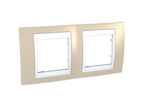 UNICA PLUS Ramka 2 podwójna pozioma róż piaskowy MGU6.004.867 SCHNEIDER ELECTRIC