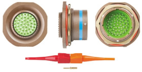 Złącze 41-pinowe Żeński Souriau Sunbank by Eaton Męski Montaż na panelu MIL-DTL-38999 rozmiar 21
