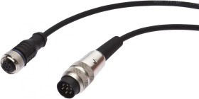 VK50A624, Kabel połączeniowy, 5 m, M12 żeński (gniazdo) 3-pinowy prosty, Binder męski (złącze) 7-pinowy prosty