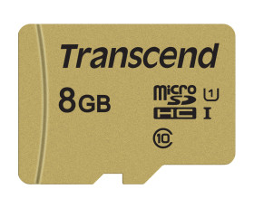 Karta Micro SD MicroSDHC, 8 GB Nie MLC, Transcend -25 → +85°C