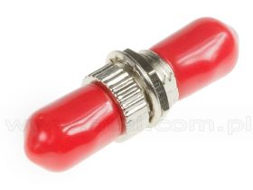 Adapter światłowodowy ST/UPC simplex, wielomodowy