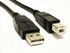 Przewód wtyk USB 2.0 A - wtyk USB B 5m do drukarki AK-USB-18 Akyga