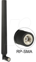 88899 WLAN Antenna, RP-SMA, 4-7 dBi, omnidirekt.