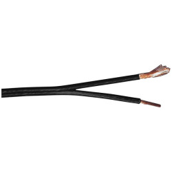 Bedea 10480911 Speaker Cable 2x2.50mm&#xB2; Black Per Metre