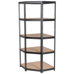 Sealey AP7150C Corner Racking Unit 5 Level 150kg Capacity Per Level