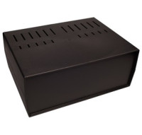 Z-39W Obudowa z tworzywa Z39W wymiary: 217x294x120mm - wentylacja - czarna - polistyren
