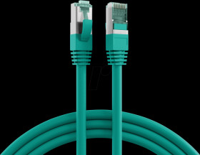 MK6001.2GR RJ45 Patch Cord Cat.6a S/FTP LSZH green 2m