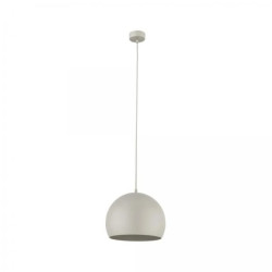 Lampa wisząca ZOE M BEIGE z stalowym modnym kloszem na E27 10173 TK Lighting