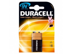 1x Bateria R9V 6LR61 MN1604 9V Duracell Blister