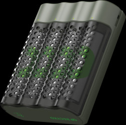 GPACSM452007 Quick charger, NiMH, incl. 4x AA 2600 mAh