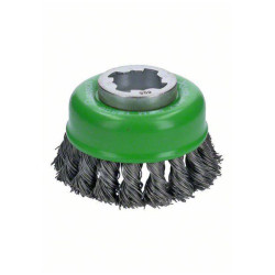 Bosch 2608620729 X-LOCK Inox Pot Brush 75mm 0.5mm Stainless Steel Wire