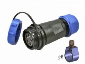 Gniazdo SP2111/S5-2; na kabel ( 5P 30A); śrubowe