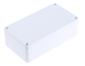 Obudowa Aluminium odlewane szerokość zew. 66 mm długość zew. 120 mm wys. zew. 40 mm CAMDENBOSS IP54 Biały