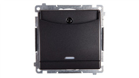 Simon 54 Łącznik Hotelowy Podwójny Antracyt Dwh2.01/48