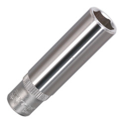 Sealey S1409D Walldrive Socket 9mm Deep 1/4&quot;sq Drive