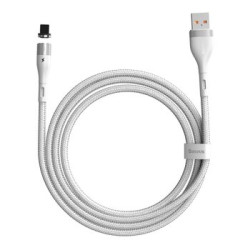 Kabel przewód USB - Lightning magnetyczny 100cm Baseus Zinc CALXC-K02 do szybkiego ładowania 2.4A