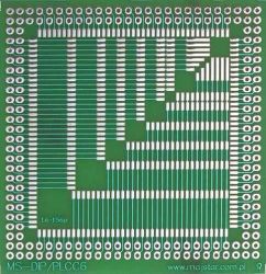 MS-DIP-PLCC6 68,5mm x 71mm PŁYTKA UNIW.