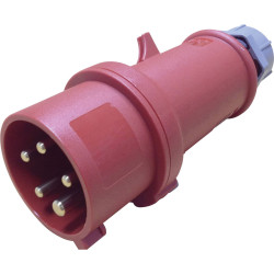 MENNEKES 13510 PowerTOP Xtra Plug 16A 400V IP54 Rubberised Ergonomic