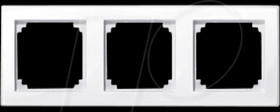 478325 M-SMART frame - 3-gang, active white, glossy