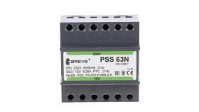 Transformator 1-Fazowy Modułowy Bezpieczeństwa Pss 63N 230/ 12V 5,25A, Na...