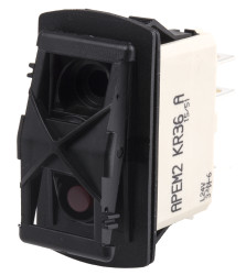 Przełącznik kołyskowy Wł.-wł. podświetlany 5 A SPST IP68 APEM