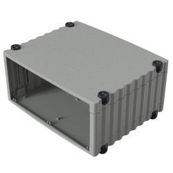 Obudowa, 268 x 324 x 147mm, Aluminium, kolor: Czarny, szary, IP40, Rose Wavetronic