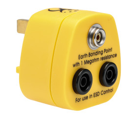 Wtyk uziemiający Brytyjski Wtyk połączeniowy uziemienia EN61340-5 Tak RS PRO 1mΩ