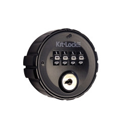 Zamek szyfrowy, materiał: Stop cynku, Powłoka z czarnej farby proszkowej, Codelock