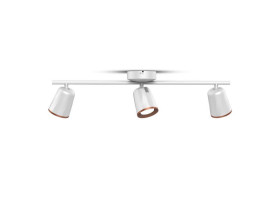 VT-818 18W Lampa sufitowa 3 x 6 barwa: 3000K biały - pierścień miedź 8258 V-TAC